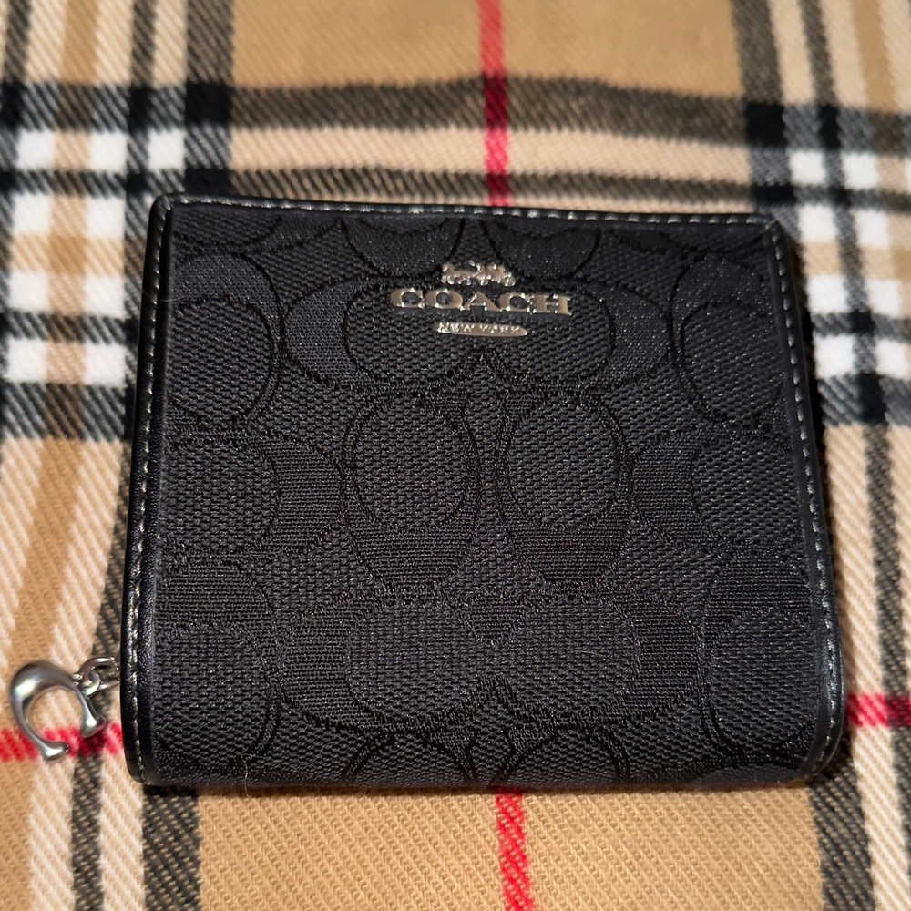 Coach Black Signature Wallet